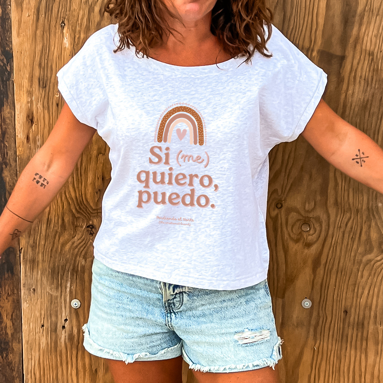 CAMISETA OVERSIZE PODER - CHICA