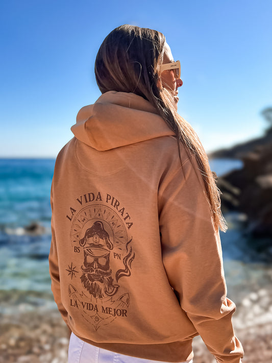 HOODIE OVERSIZE CREMALLERA PIRATA - UNISEX