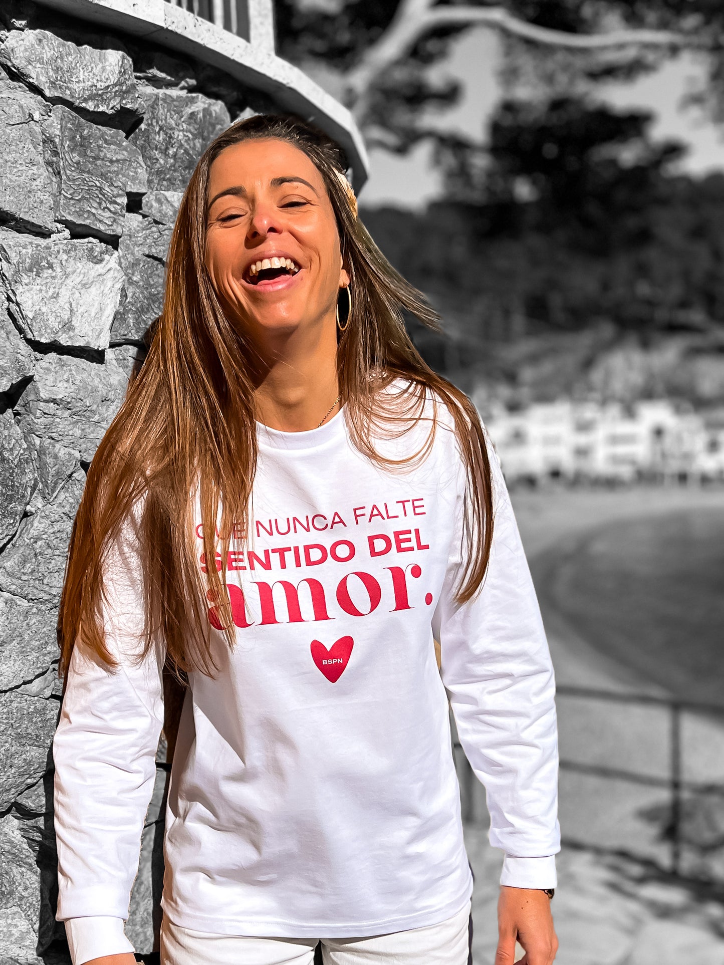 CAMISETA SENTIDO DEL AMOR  M/Larga - UNISEX