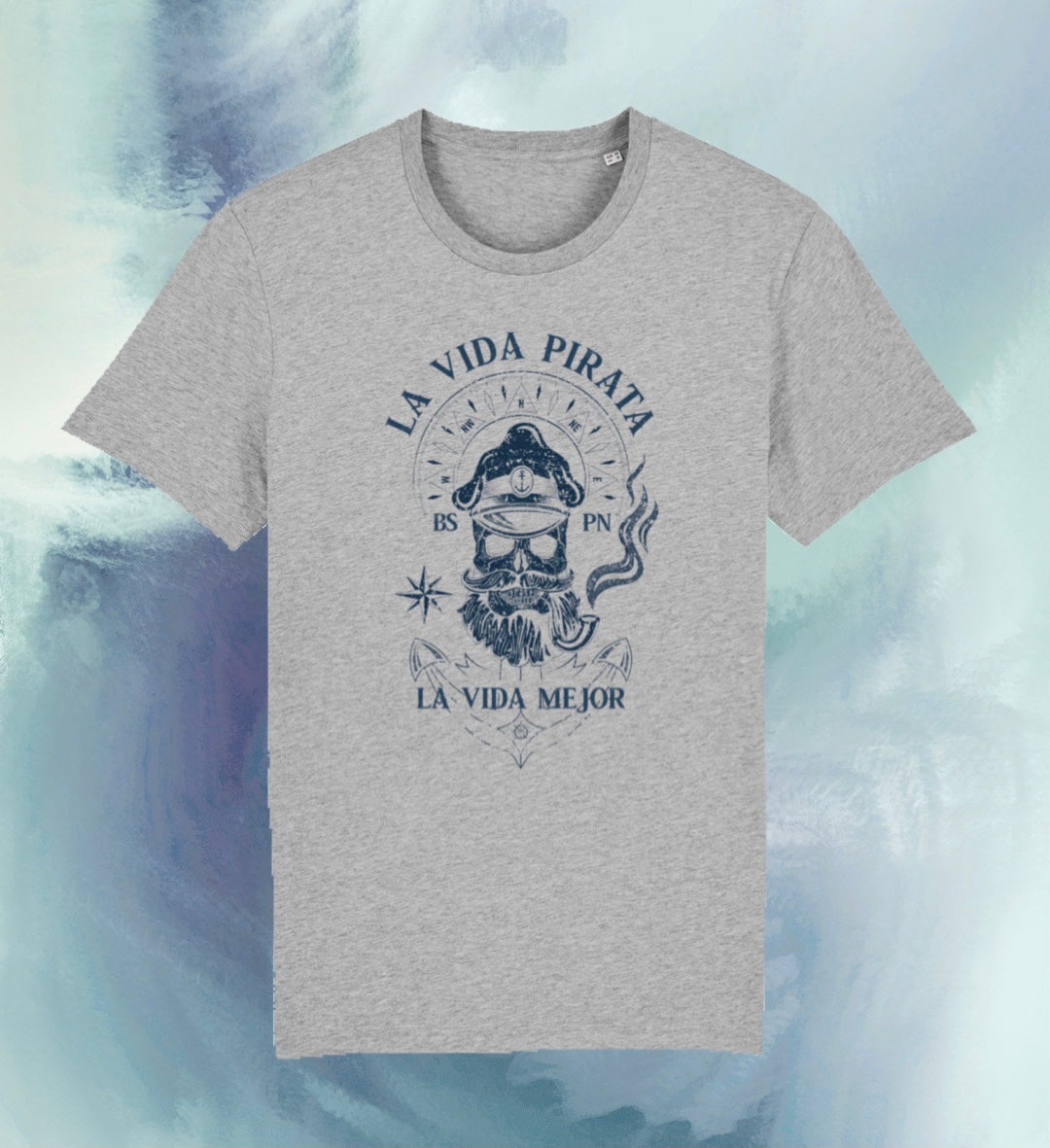 CAMISETA PIRATA - UNISEX - Sudaderas de mar | Camisetas unisex | Perdiendo el Norte